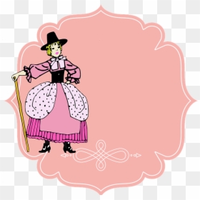 Vintage, Girl, Woman, Female, Rosa, Color Pink, Pastora - Jojo Siwa, HD Png Download - vintage girl png