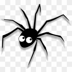 Halloween Clipart Spider, HD Png Download - spider silhouette png