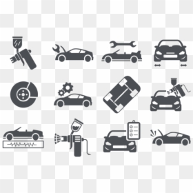 Auto Body Icons Vector - Auto Body Icons, HD Png Download - car icon vector png