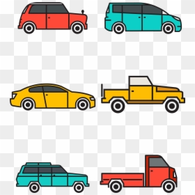 Transport Colorful Car Vector Png And Image - Car Vector Hd, Transparent Png - car icon vector png
