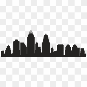 Cleveland Skyline Silhouette Photography - Cincinnati Skyline Vector, HD Png Download - cleveland skyline png