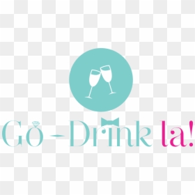 Logo Go Drink, HD Png Download - wine glass .png