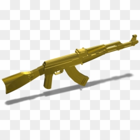 3d Design By Benla004 - Assault Rifle, HD Png Download - gold ak47 png