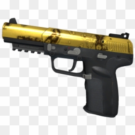 Five Seven Gold Corrosion, HD Png Download - gold ak47 png