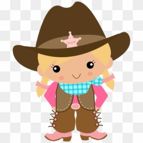 Cowboy And Cowgirl Cartoon, HD Png Download - cowgirl silhouette png