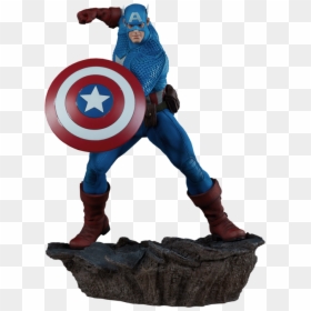 Sideshow Collectibles Captain America Statue"  Class="product - Captain America, HD Png Download - captain america mask png