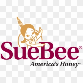Sue Bee Honey Support The Usa Honey Bee - Sue Bee Honey Logo, HD Png Download - bee logo png