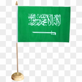 Saudi Arabia Table Flag - Petit Drapeau Arabie Saoudite, HD Png Download - saudi arabia flag png