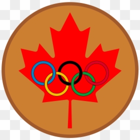 Maple Leaf Olympic Bronze Medal - Canada Transparent Png Maple Leafs, Png Download - olympic png