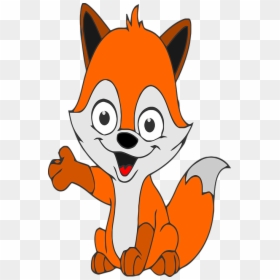 Fox, Animal, Predator, Wildlife - Cartoon, HD Png Download - fox face png