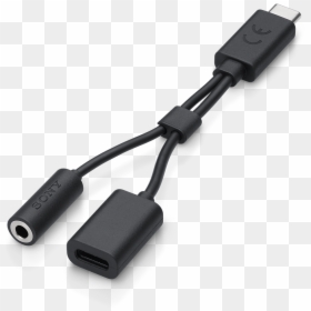 Usb C To 2 Usb C, HD Png Download - aux cord png