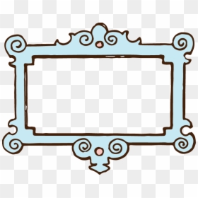 Cute Clipart Frame - Frame Clip Art Black And White, HD Png Download - doodle frames png