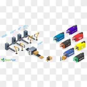 Appsflyer, HD Png Download - flyer model png