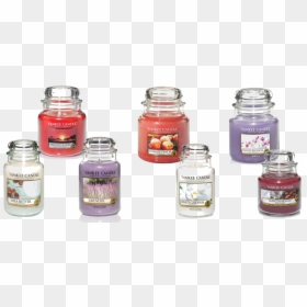 Glass Bottle, HD Png Download - yankee candle png