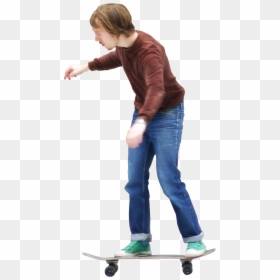 Cut Out People By Teodor Javanaud Emdén - Person Skateboard Cut Out, HD Png Download - pessoas png
