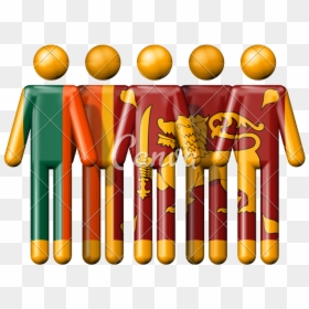 Figura De Grupo De Pessoas , Transparent Cartoons - Flag Of Sri Lanka, HD Png Download - pessoas png