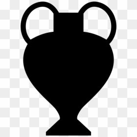 Trophy Jar Black Silhouette Shape, HD Png Download - trophy clipart png