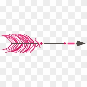 Boho Pink Arrow Png, Transparent Png - boho arrow png