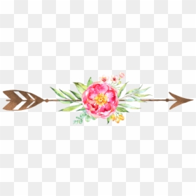 #flowers #arrow #gold #bohemain #boho #decoration #icon - Congratulations You Re A Grandma Again, HD Png Download - boho arrow png