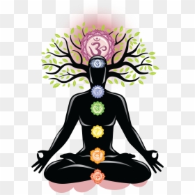 Meditation Clipart Spiritual - Spiritual Meditate Clip Art, HD Png Download - meditation silhouette png