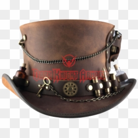 Transparent Top Hat Png - Steampunk Top Hat Brown, Png Download - steampunk hat png