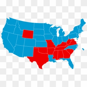 Blue United States Map, HD Png Download - smoking gun png