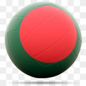Balls Bangladesh Of Sphere Flag Medicine Clipart - Volleyball, HD Png Download - bangladesh flag png
