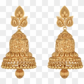 Png Jewellers Earrings Designs - Tanishq Gold Earrings With Price, Transparent Png - gold earring png