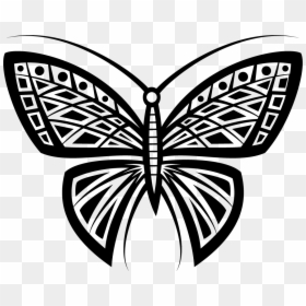 Butterfly Tattoo Designs Clipart Png - Butterfly Tattoo Tribal Designs, Transparent Png - henna tattoo png