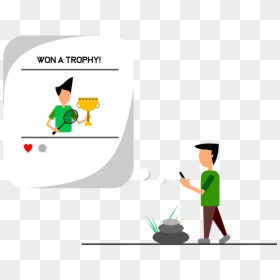 Screen - Cartoon, HD Png Download - trophy vector png