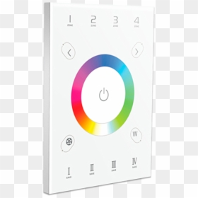 Mega Controladora Touch Rgbw - Circle, HD Png Download - destellos png efectos luminosos
