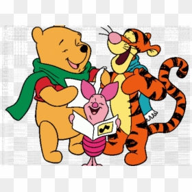 Merry Christmas Clipart Mickey Mouse - Winnie The Pooh Tigger Piglet, HD Png Download - christmas gif png