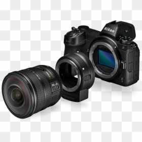 Nikon Z6 Mount Adapter, HD Png Download - lente de camara png