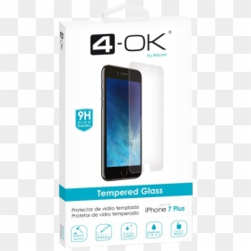 4-ok Tempered Glass Sp For Apple Iphone 7 /8 Clear - Tempered Glass, HD Png Download - vidro png