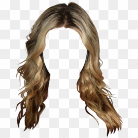 Dirty Blonde Transparent Wig, HD Png Download - long blonde hair png