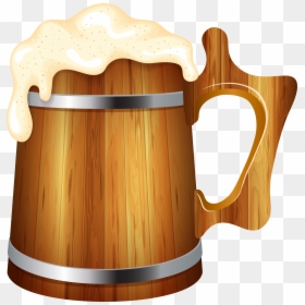 This Png Image Wooden - Wooden Beer Mug Clipart, Transparent Png - coffee cup stain png