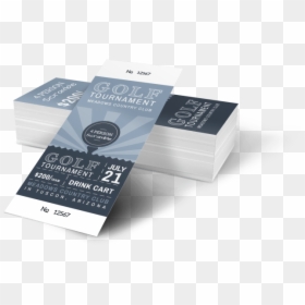 Golf Tournament Ticket Template Preview - Box, HD Png Download - ticket template png