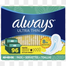 Always Ultra Thin Pads, HD Png Download - blue wings png