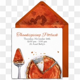 Pumpkin Pie Potluck Invitation Watercolor Clipart Hd - Watercolor Pumpkin Pie Cliipart, HD Png Download - watercolor clipart png