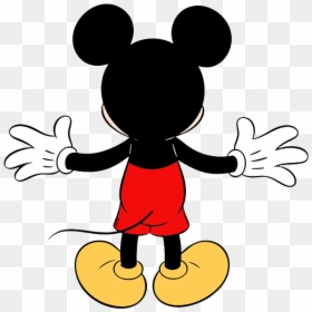 Clip Art Clip Art Disney Galore - Mickey Mouse From The Back, HD Png ...