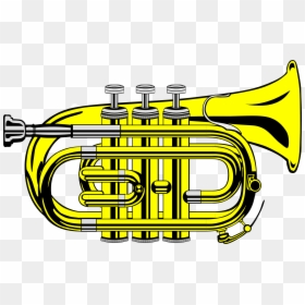 Transparent Trumpets Png - Pocket Trumpet In Clip Art, Png Download - trumpet clipart png