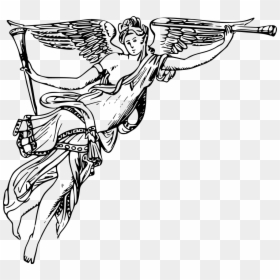 Angel With Trumpet Png , Transparent Cartoons - Clipart Angels With Trumpets, Png Download - trumpet clipart png