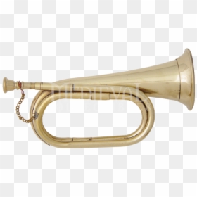 Clip Art Brass Bugle On From - Trumpet Instrument Renaissance, HD Png Download - trumpet clipart png