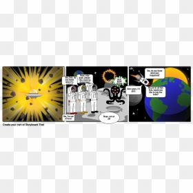 Black Hole Storyboard, HD Png Download - cartoon alien png