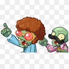 Transparent Cartoon Zombie Png - Pvz Heroes Disco Zombie, Png Download - cartoon zombie png