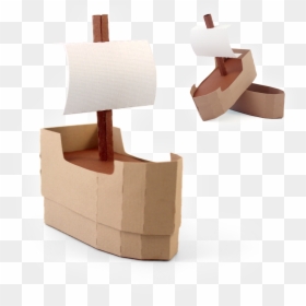 3d Box Boat - Boat Assembly Paper, HD Png Download - 3d box png