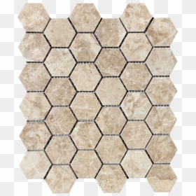 Euro Ceramic Arv Hex Whi, HD Png Download - stone floor png