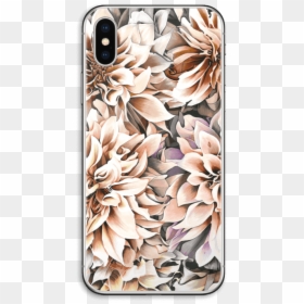 Pink Dahlia Skin Iphone X - Iphone Xs, HD Png Download - dahlia png
