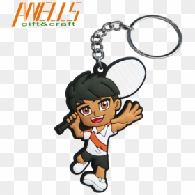 Wholesale 3d/2d Pvc Keychain,souvenir Soft Pvc Rubber - Cartoon, HD Png Download - cartoon chain png