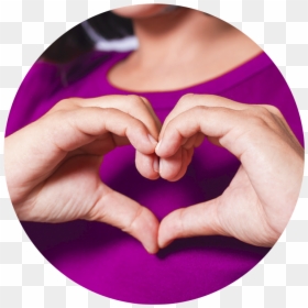 Heart Making With Hands, HD Png Download - raised hand png